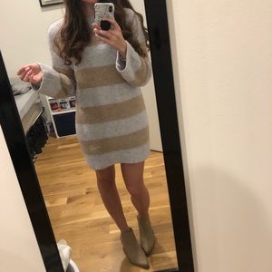 American Eagle Stripe Sweater Dress